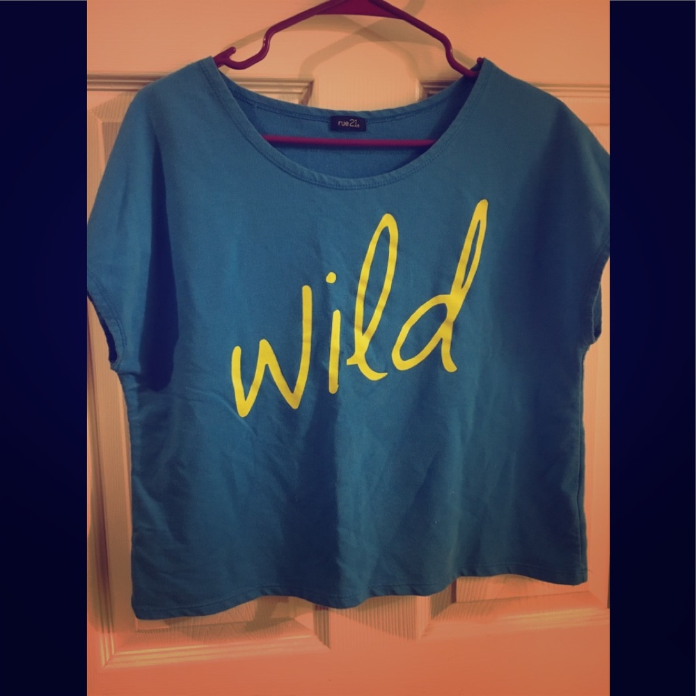 Rue 21 “wild” crop top